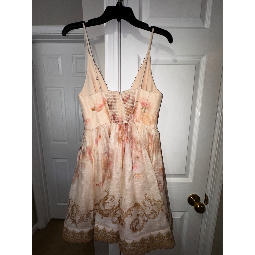 ZIMMERMANN
Hypnotic floral linen and silk minidress Size 4‎ - Picture 10 of 10